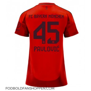 Bayern Munich Aleksandar Pavlovic #45 Hjemmebanetrøje Dame 2024-25 Kortærmet